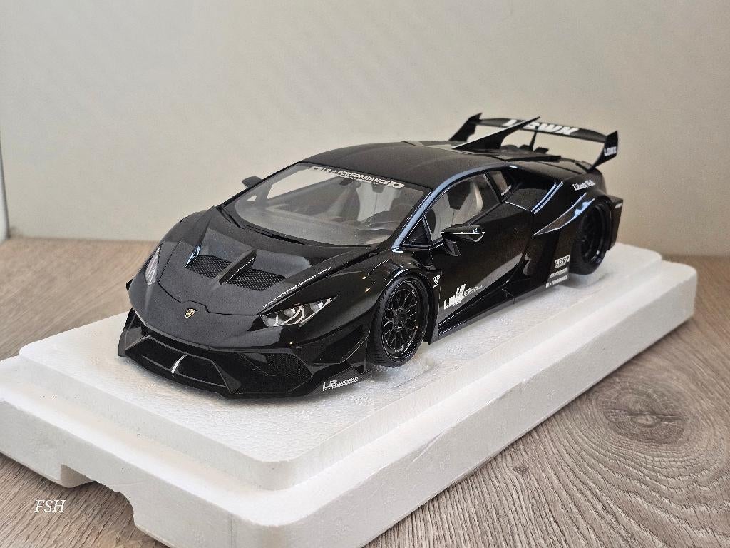 Lambo Huracan GT LB Works, zwart. AutoArt 79129. **TOPPER**, Ophalen of Verzenden, Nieuw, Auto, Autoart