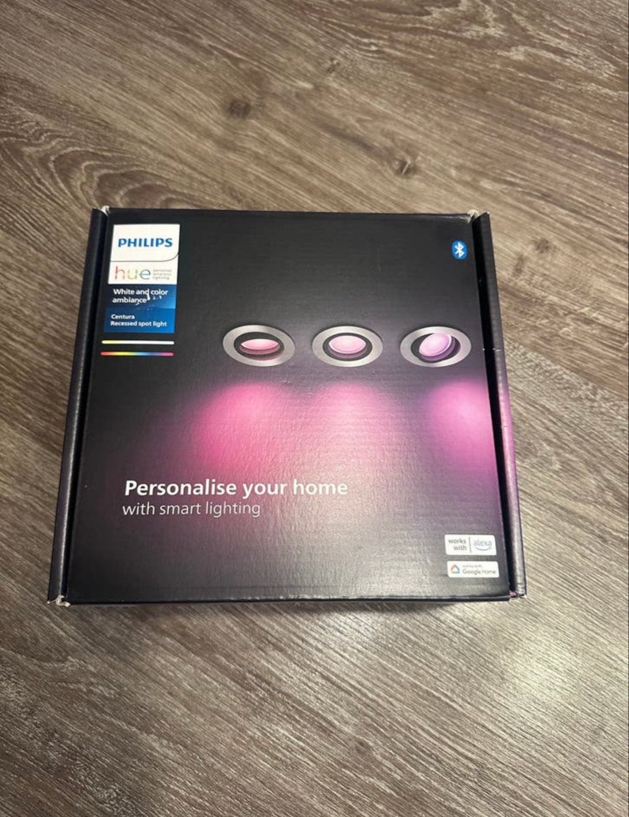 Philips Hue Centura Inbouwspot - White and Color Ambiance, Huis en Inrichting, Lampen | Spots, Verzenden, Nieuw, LED, Philips