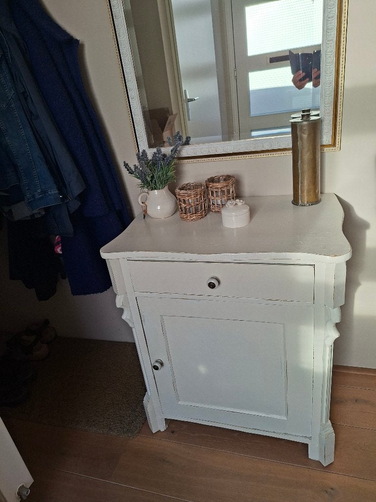 Antiek grenen  brocante kastje, Ophalen