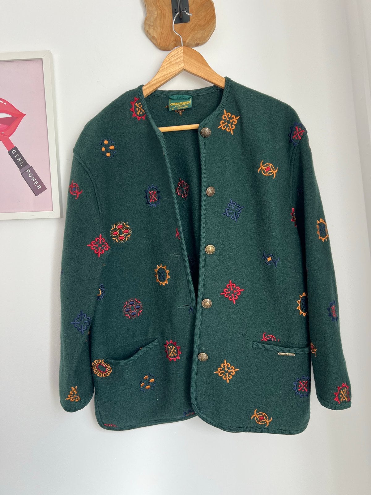 Geiger wollen jasje, pure wol, maat 38 (valt ruim), Kleding | Dames, Maat 38/40 (M), Eu, Eu, Ophalen of Verzenden