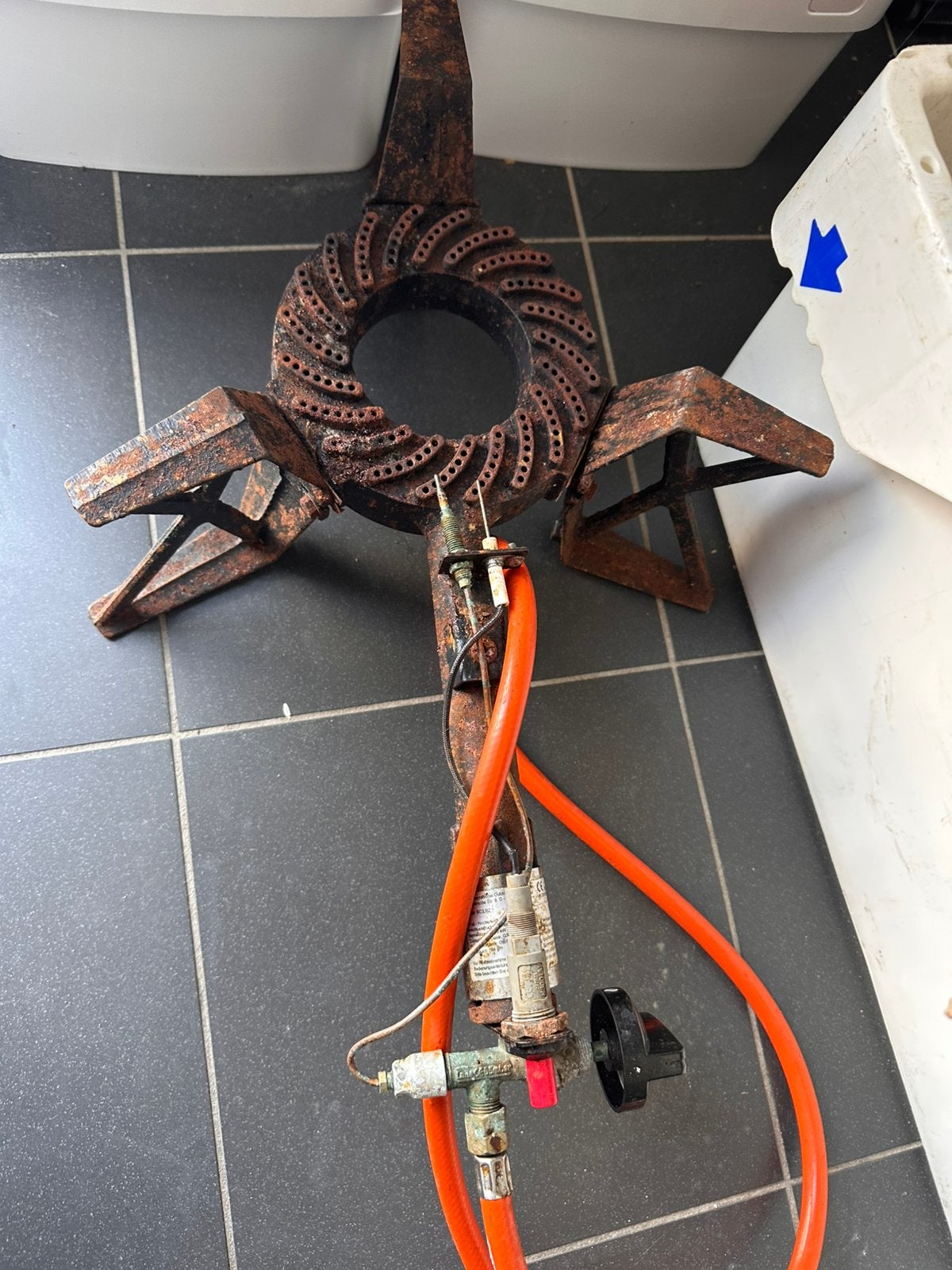 Wok brander, Ophalen of Verzenden, Zo goed als nieuw, Gas