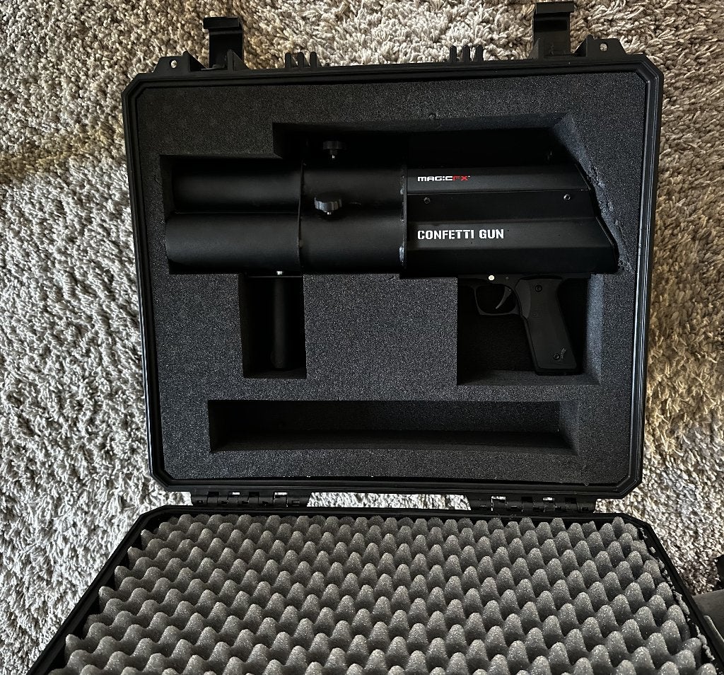 MAGIC FX Confetti Gun + bijbehorende MAGIC FX kist, Ophalen, Nieuw, Overige typen