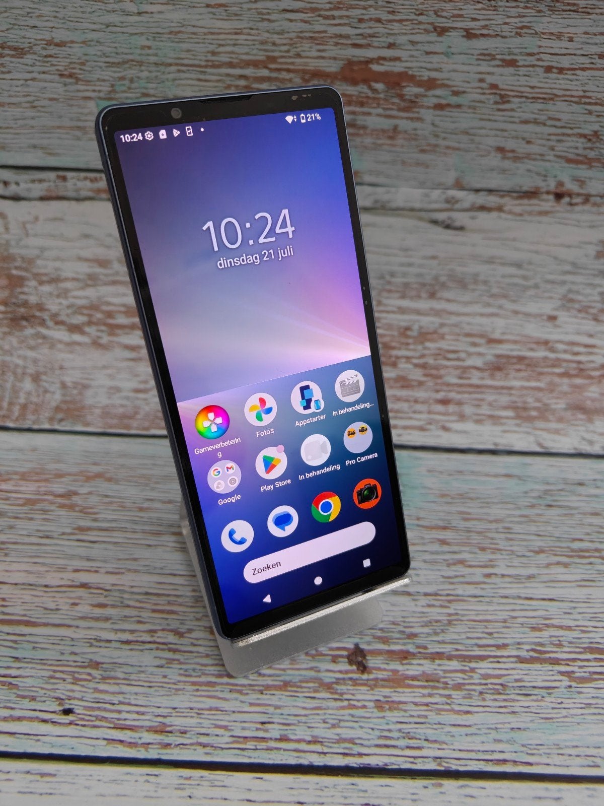 Sony Experia 5V/128GB Smartphone, Telecommunicatie, Mobiele telefoons | Sony, Blauw, Touchscreen, Ophalen of Verzenden, Zo goed als nieuw