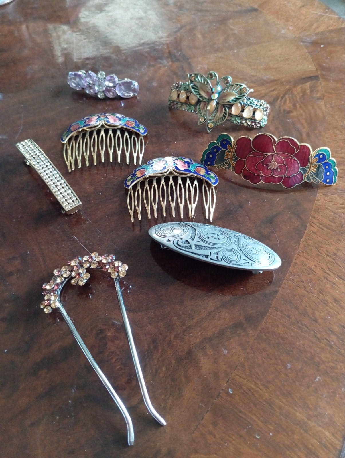 Vintage broches en haarspelden, waaronder Swarovski, Ophalen of Verzenden, Gebruikt