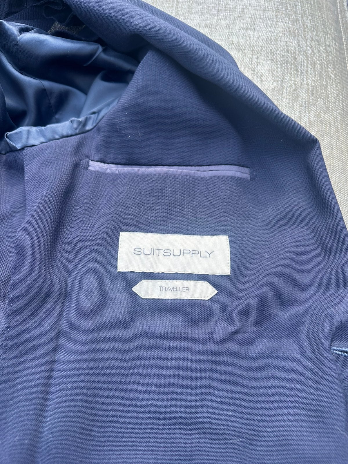 Suitsupply travelar pak, Ophalen of Verzenden, Zo goed als nieuw, Blauw