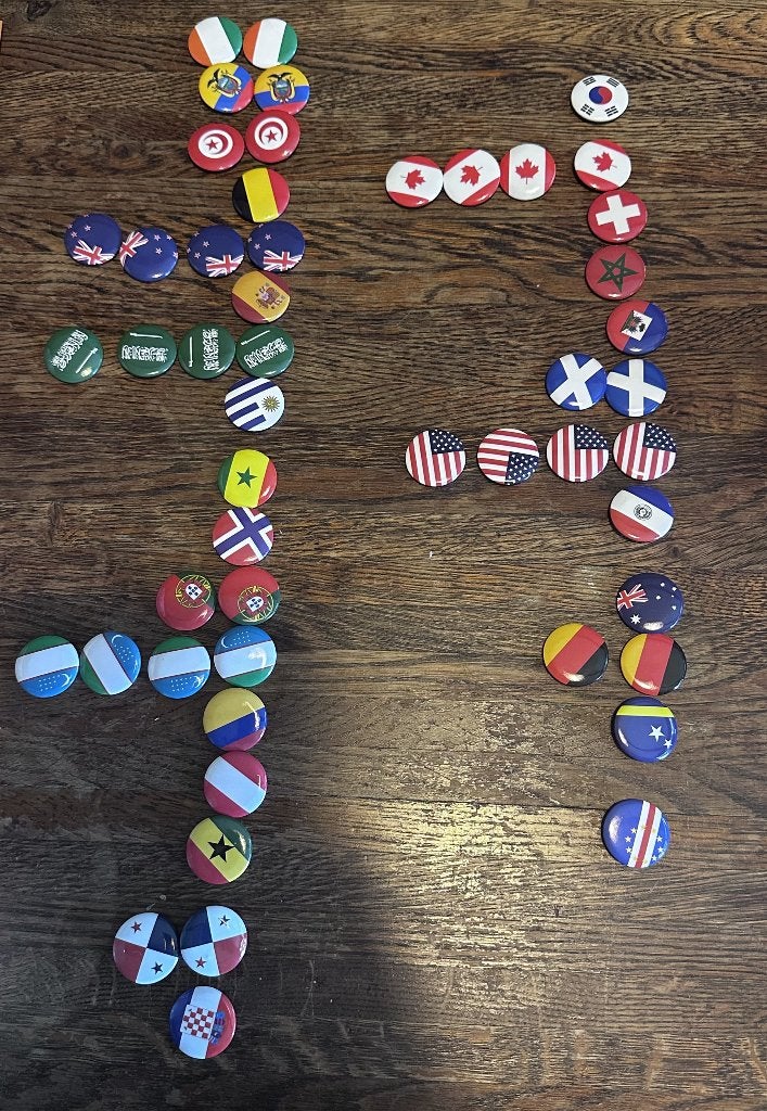 Deka WK speldjes / buttons, Ophalen of Verzenden, Nieuw, Overige onderwerpen, Button