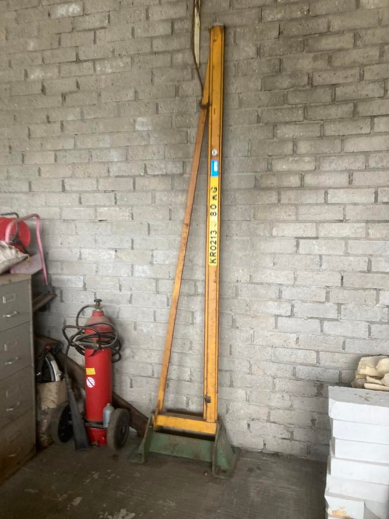 Werkplaatstakel max 250 kg. Hijstakel., Doe-het-zelf en Verbouw, Ophalen, Gebruikt
