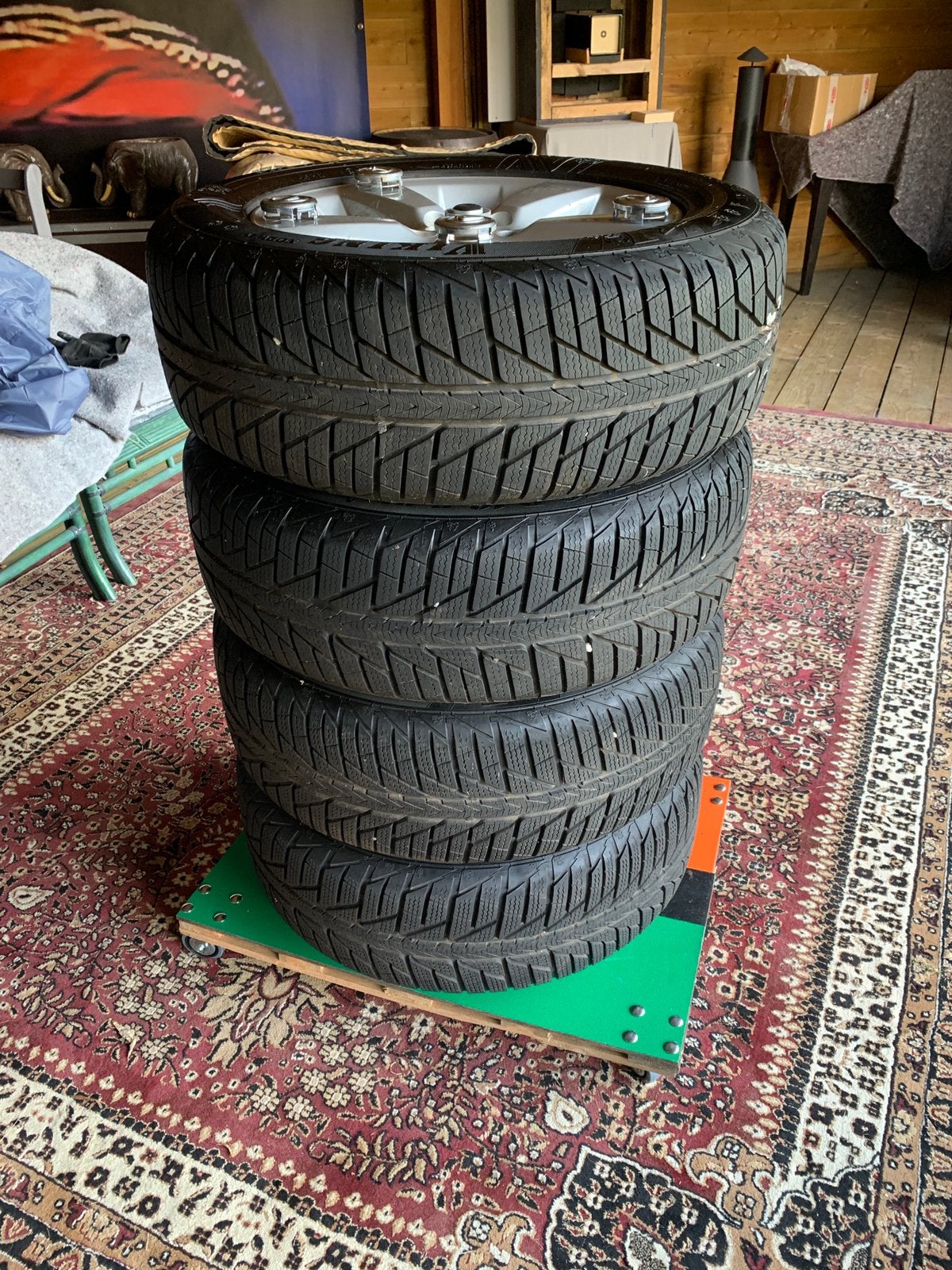 Winterbanden op velg voor Lexus RX, 235/60 R18, Ophalen, Winterbanden, Banden en Velgen