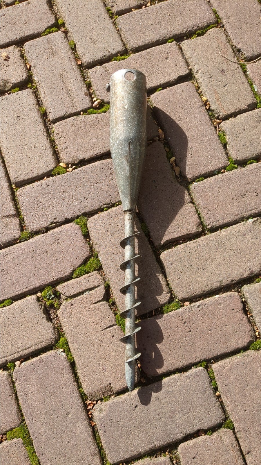 Grondanker / Parasolvoet met schroef, Ophalen of Verzenden, Gebruikt