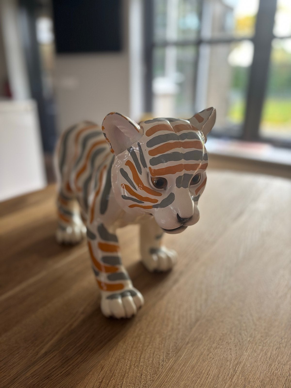 Coco Maison Tijger Beeld - Groot Model Handgeschilderd, Huis en Inrichting, Ophalen of Verzenden, Zo goed als nieuw, Meerkleurig