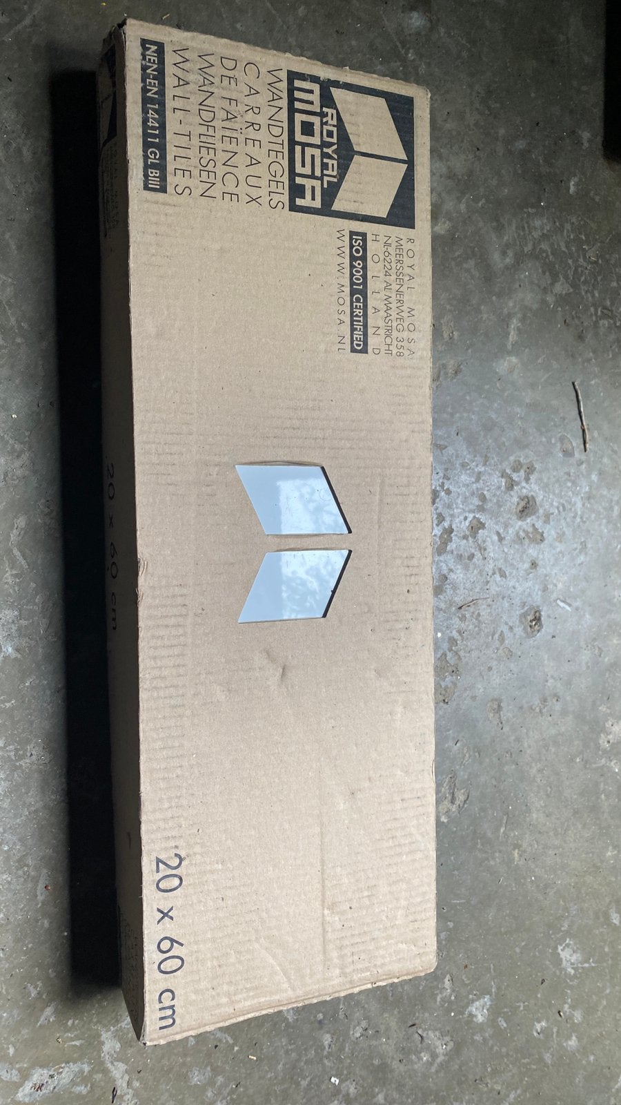 Royal Mosa Wandtegels 20x60 cm., Doe-het-zelf en Verbouw, Tegels, Ophalen, Nieuw, Minder dan 20 cm, Minder dan 5 m²
