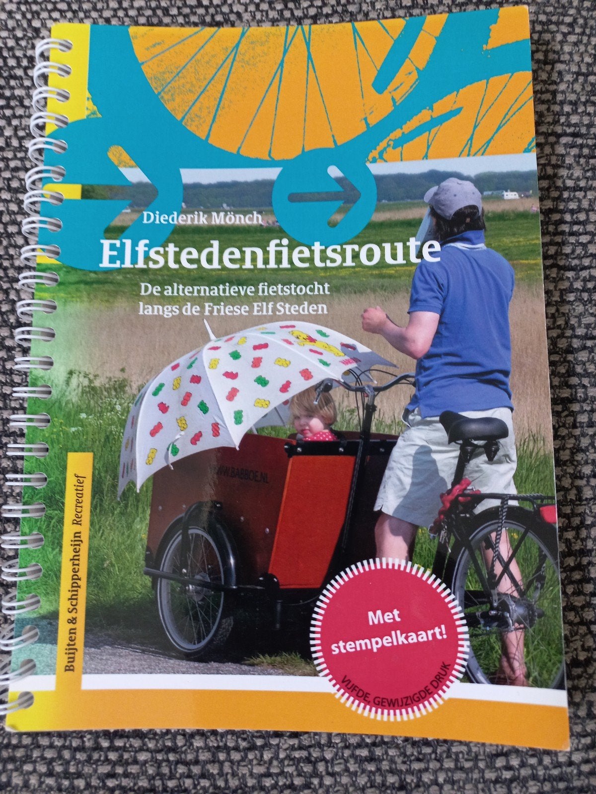 Elfstedentocht fietsroute 2011 - Met stempelkaart!, Overige merken, Fiets- of Wandelgids, Ophalen of Verzenden, Zo goed als nieuw