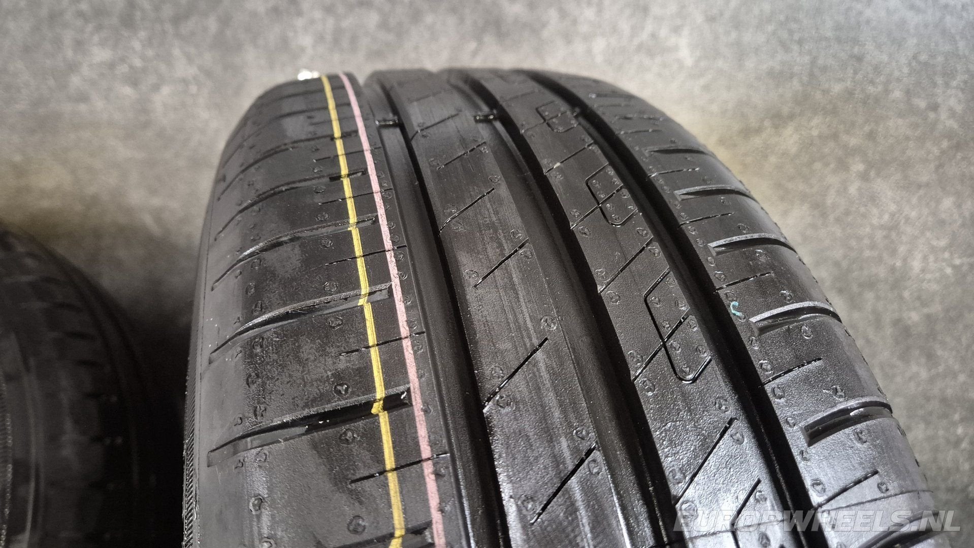 Origineel VW Polo AW 16 inch velgen Goodyear zomerbanden, Gebruikt, -, -, Banden en Velgen