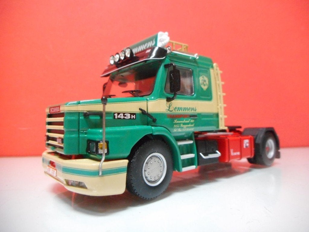 WSI SCANIA 3 LEMMENS BELGIE 01-4494, Hobby en Vrije tijd, Ophalen of Verzenden, Nieuw, Bus of Vrachtwagen, Wsi