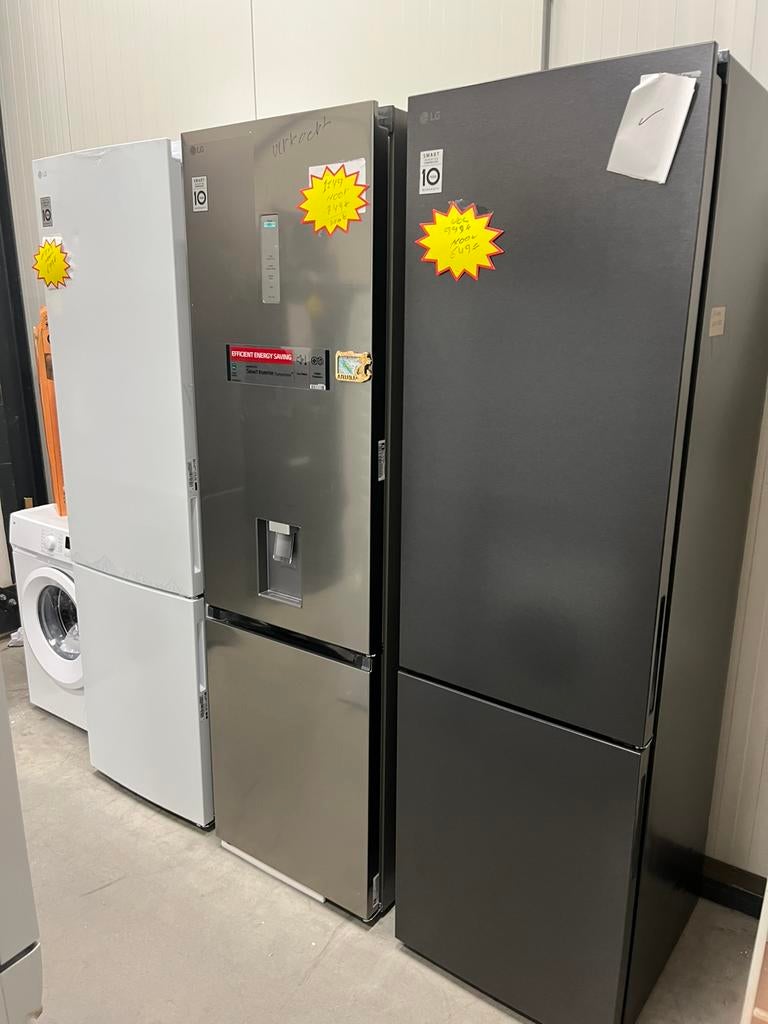 Koelkasten vanaf 450euro, Witgoed en Apparatuur, 200 liter of meer, 60 cm of meer, Nieuw, Energieklasse A of zuiniger