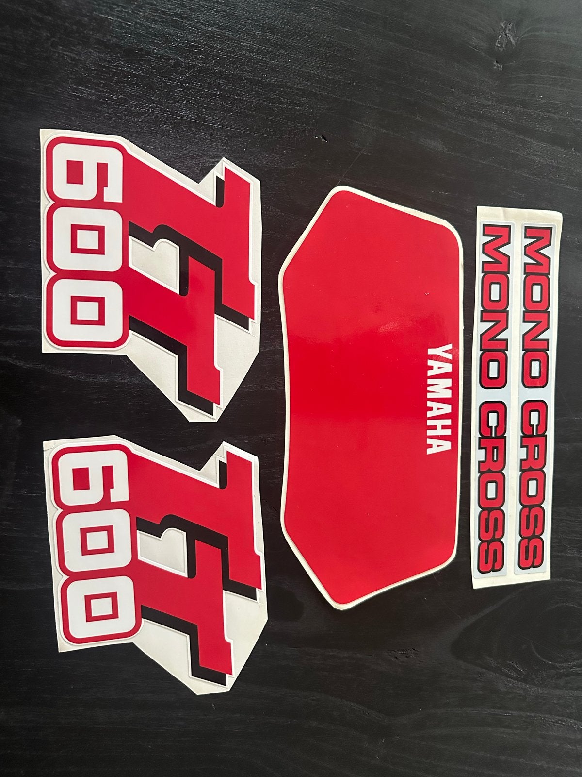 Sticker set Yamaha TT 600 Off-Road - Tank, Achterbrug, Cockp, Motoren, Ophalen of Verzenden