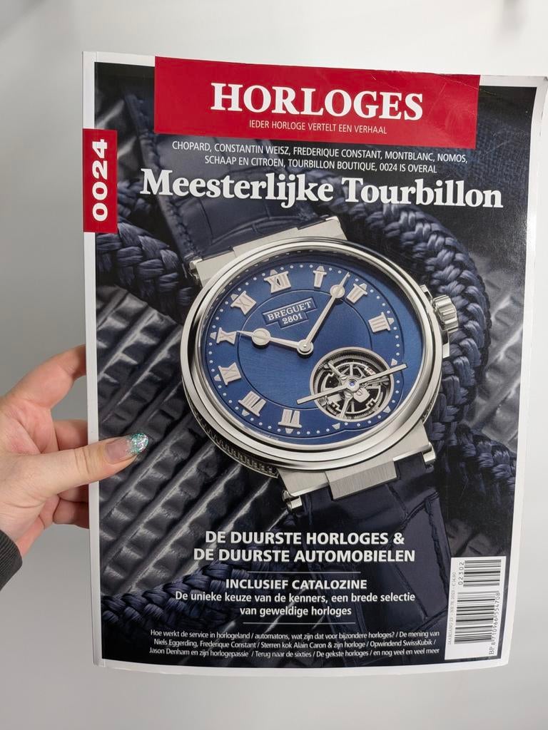 Horloges Magazine 0024 - Meesterlijke Tourbillon 2023, Ophalen of Verzenden, Zo goed als nieuw, Overige typen