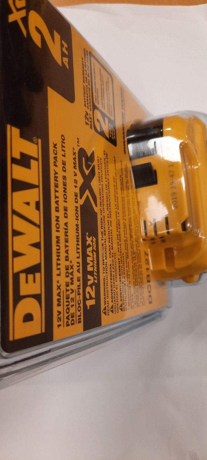 Foto 2 van te koop DeWalt DCB127 12V MAX Lithium Ion Accu 2Ah