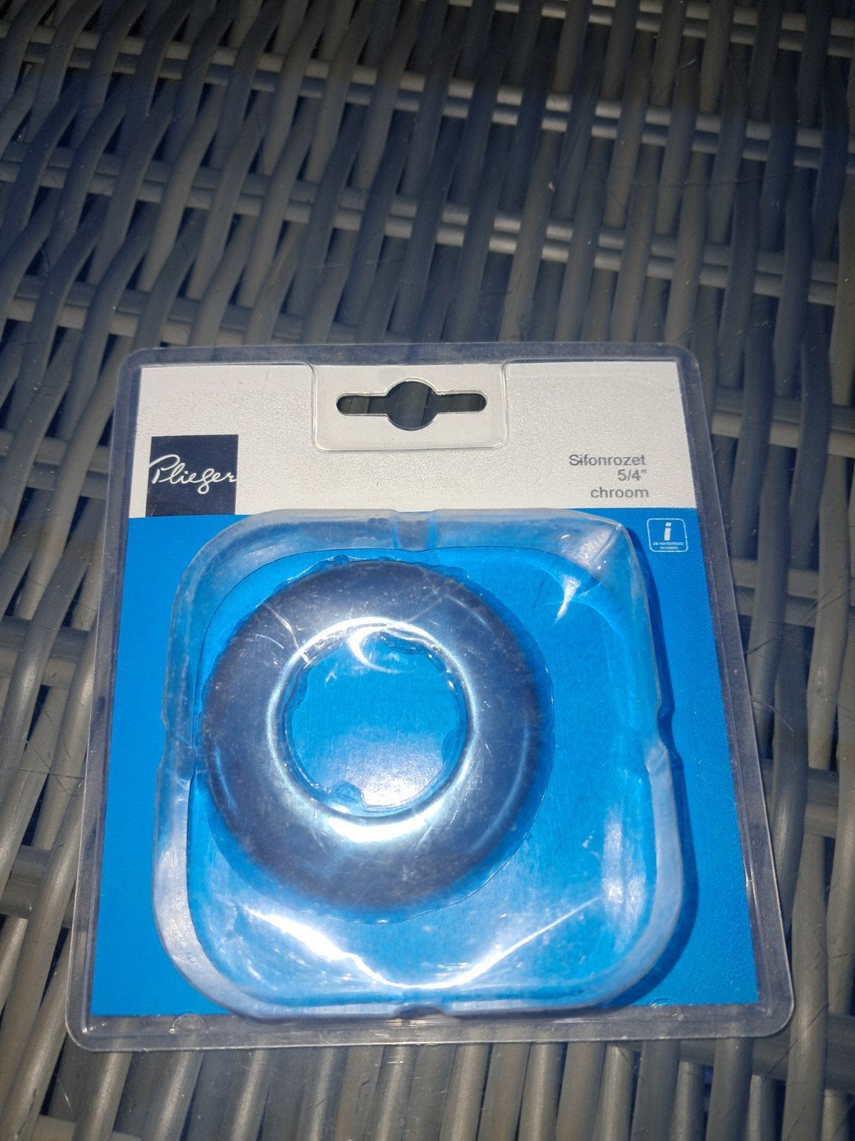 5x Plieger Sifonrozet Chroom - Nieuw in verpakking, Ophalen of Verzenden, Nieuw, Chroom, Overige typen