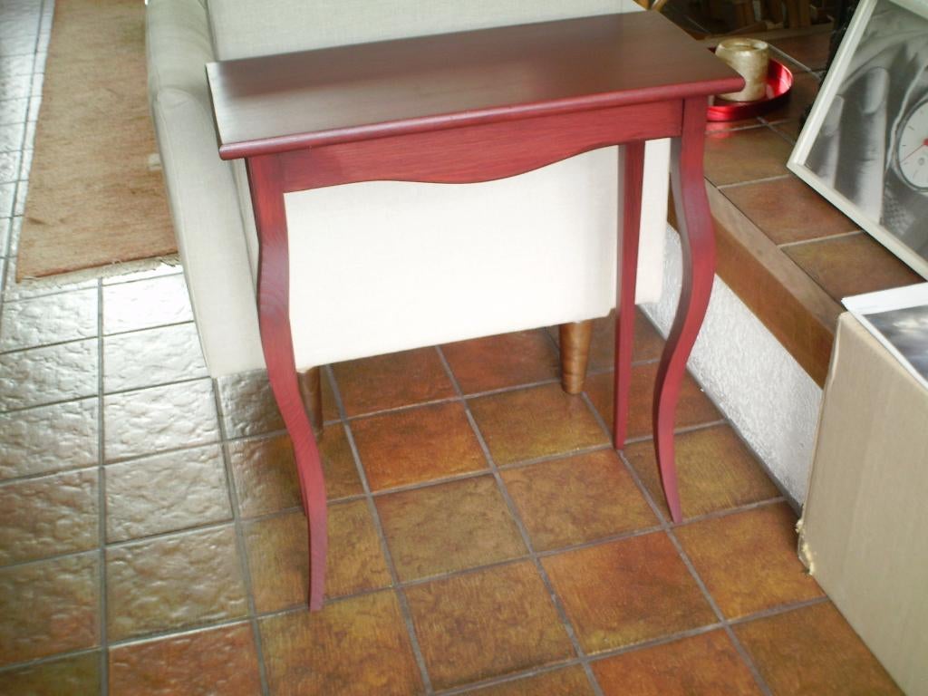 Grenen haltafeltje - koloniaal look. NIEUW! En footstools!, Antiek en Kunst, Antiek | Meubels | Tafels, Ophalen