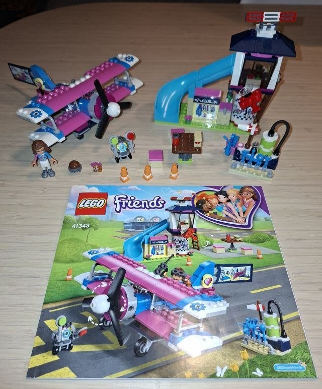 Lego 41343 Heartlake City Airplane Tour, Lego, Friends, Ophalen of Verzenden, Zo goed als nieuw