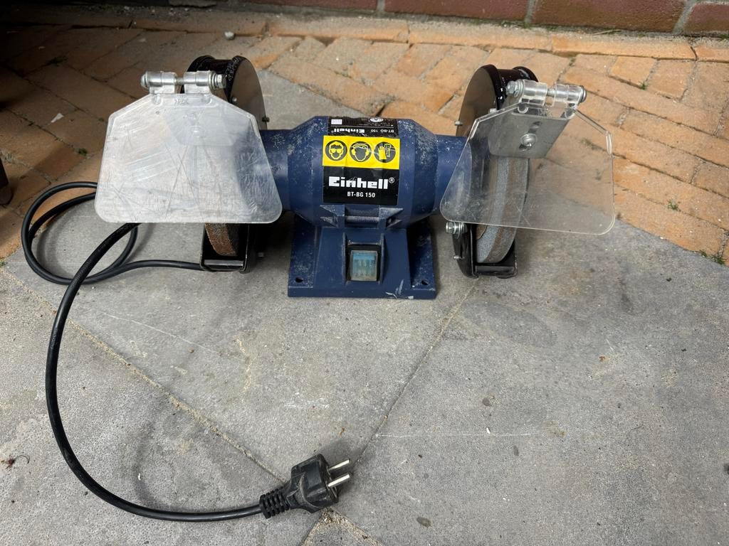 Einhell BT-BG 150 Werkbankslijpmachine, Ophalen of Verzenden, Gebruikt, Minder dan 700 watt, Werkbankslijpmachine