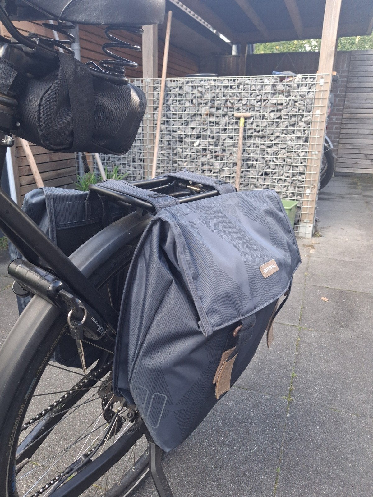 Grote Basil fietstassen - veel ruimte, Ophalen, Gebruikt, Basil