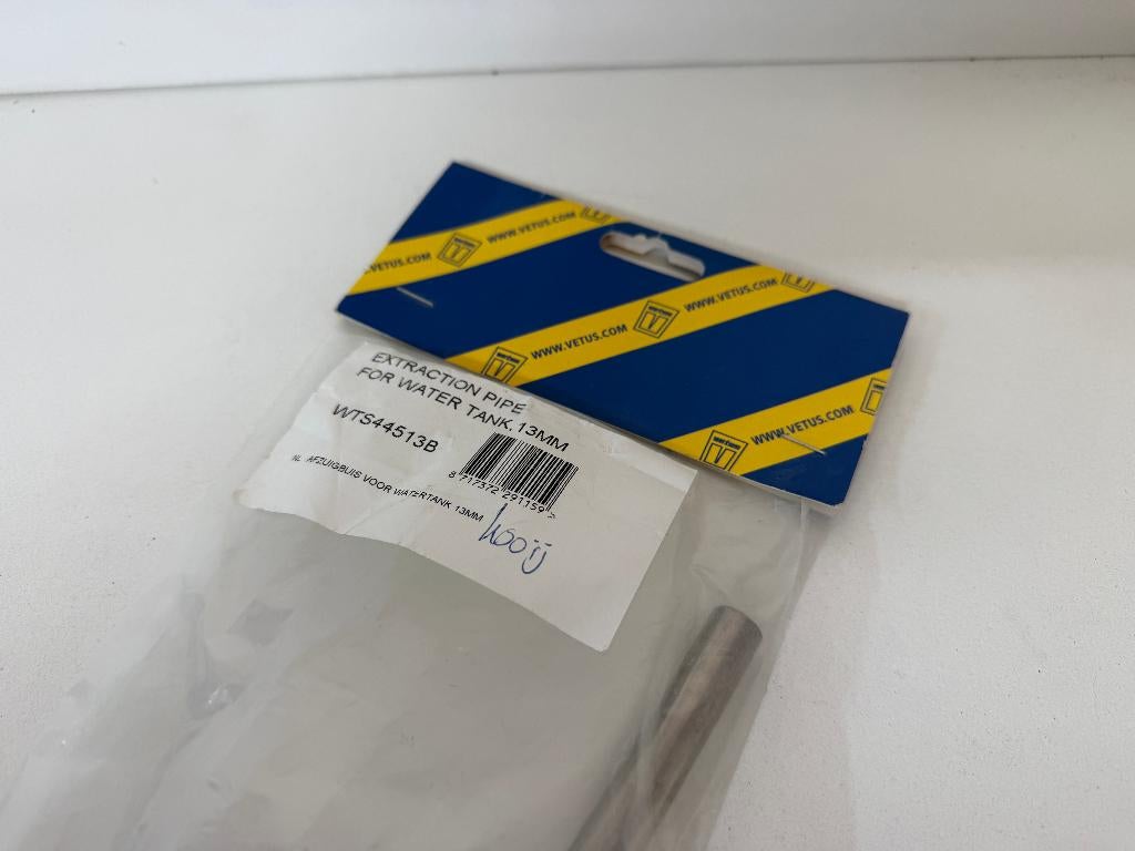 VETUS Aanzuigbuis voor watertanks Ø 13 mm SKU: WTS44513B, Watersport en Boten, Ophalen of Verzenden, Nieuw, Lijn of Blok