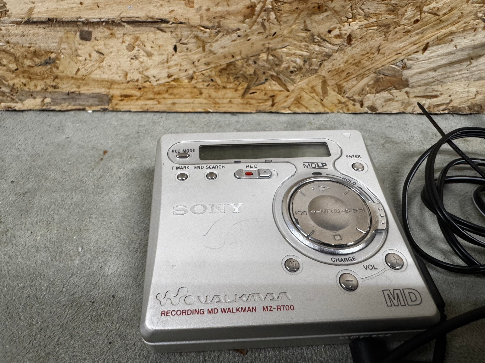 Sony MZ-R700 Portable MiniDisc Recorder Walkman Zilver- ReK4, Ophalen of Verzenden, X, Minidisc-recorder, X