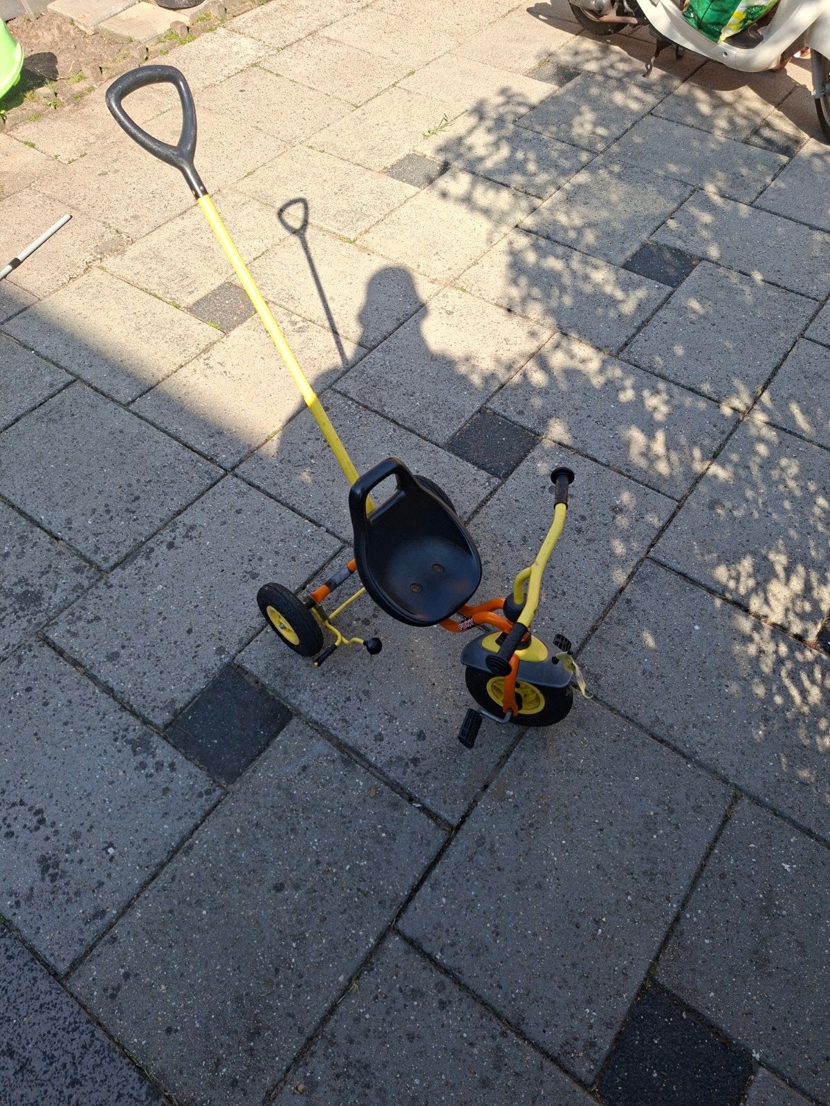 Puky driewieler met duwstang, Ophalen of Verzenden, Gebruikt, Overige typen