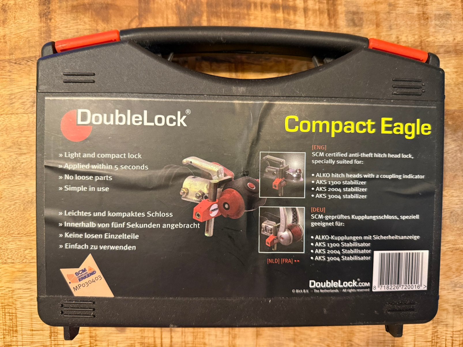 Compact Eagle DoubleLock, Caravans en Kamperen, Ophalen of Verzenden, Zo goed als nieuw