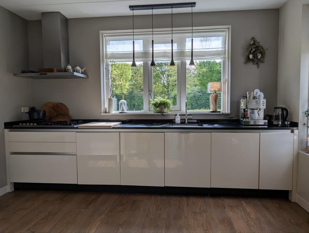 Keuken inclusief inbouwapparatuur, Huis en Inrichting, Ophalen of Verzenden, Gebruikt, Graniet of Steen