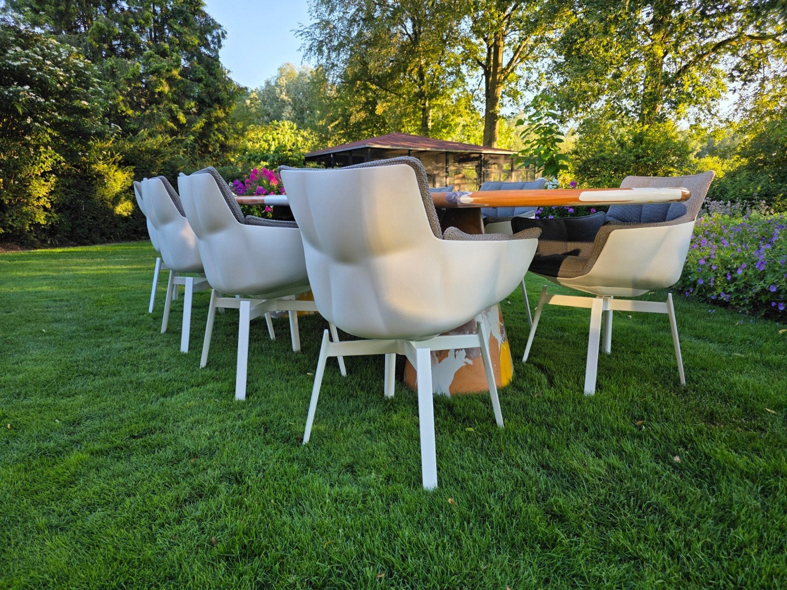 B&B Italia Husk design stoel Outdoor Patricia Urquiola, Ophalen of Verzenden
