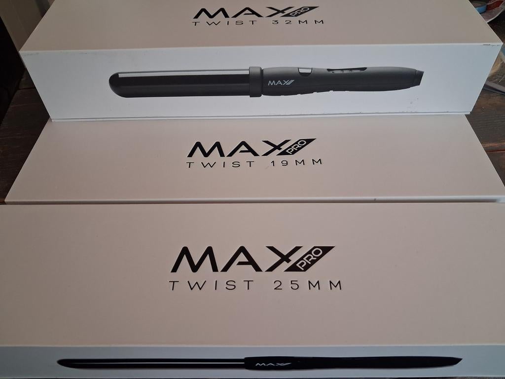 MaxPro Krultangen Set: 19mm, 25mm, 32mm - Nieuw!, Ophalen of Verzenden, Nieuw, Haarverzorging
