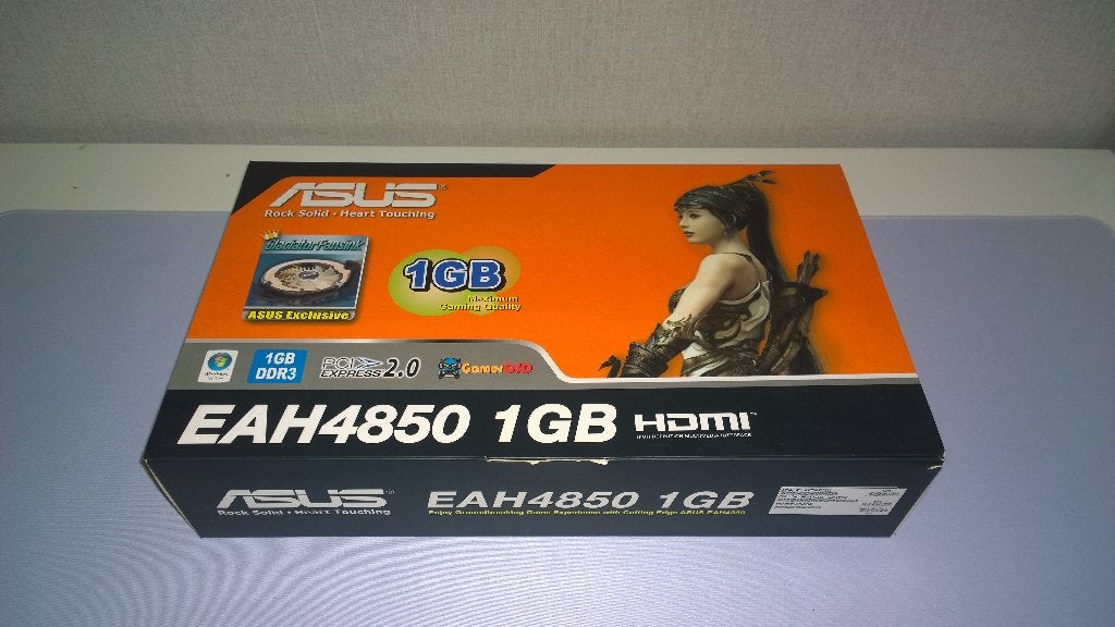 Retro Asus Radeon HD 4850 1GB in Originele Doos, Topstaat, Ophalen, ATI Radeon