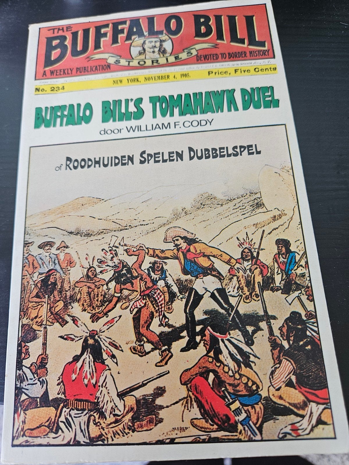 Buffalo Bill's Tomahawk Duel - Stripboek, Ophalen of Verzenden