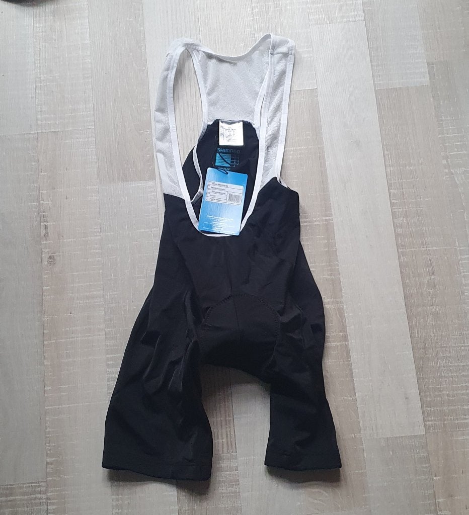 Nieuw Shimano fiets bib short heren maat M zwart, Ophalen of Verzenden, Nieuw, Kleding
