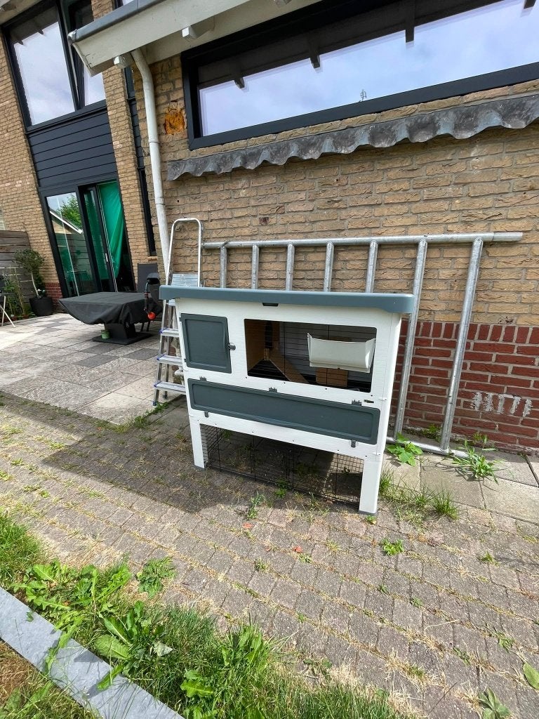 Ferplast Konijnenhok, Dieren en Toebehoren, Ophalen, 110 cm of meer, Nieuw, 90 cm of meer