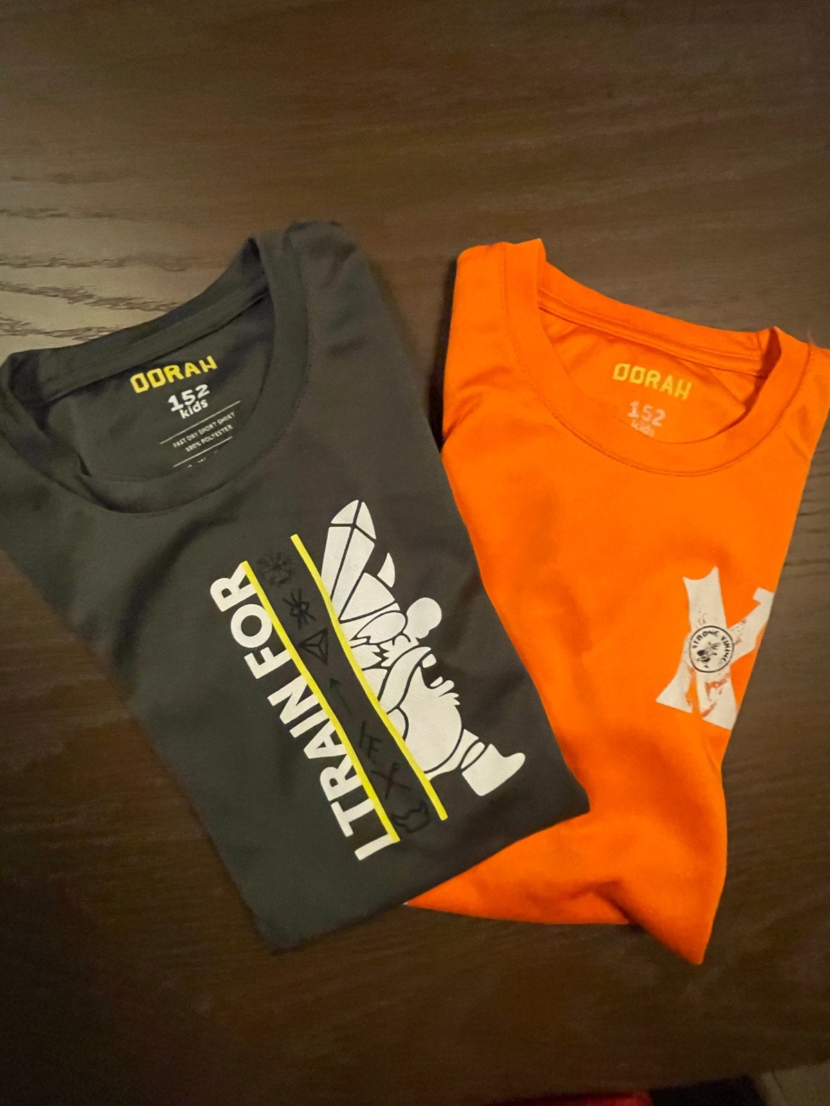 2 Oorah sportshirts maat 152 kids, nieuw, Ophalen of Verzenden, Nieuw, Jongen of Meisje, Shirt of Longsleeve