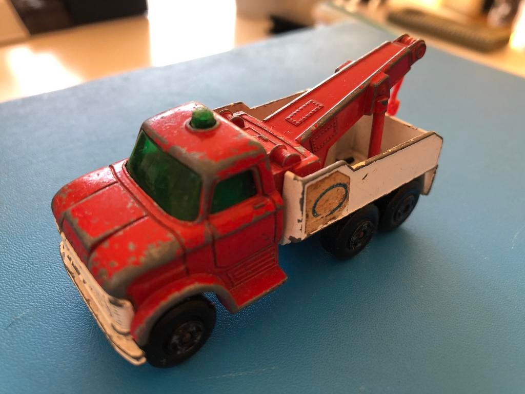 Lesney Products 1968 Wreck Truck Matchbox Series No. 71, Ophalen of Verzenden, Gebruikt, Bus of Vrachtwagen