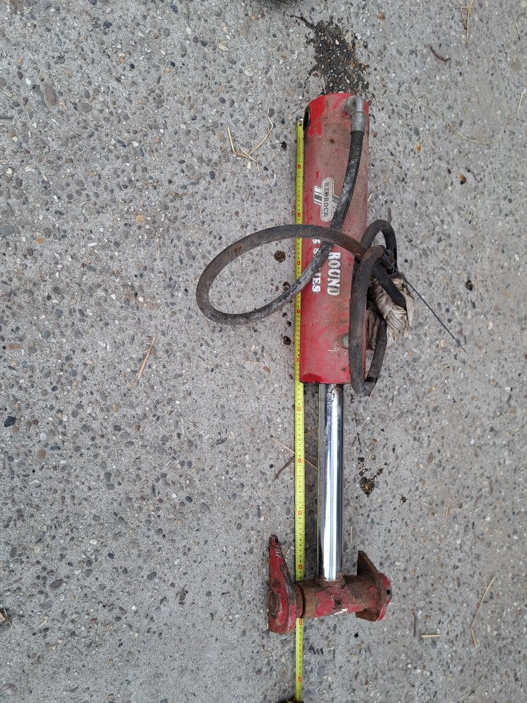 hydrauliek cilinder, Ophalen