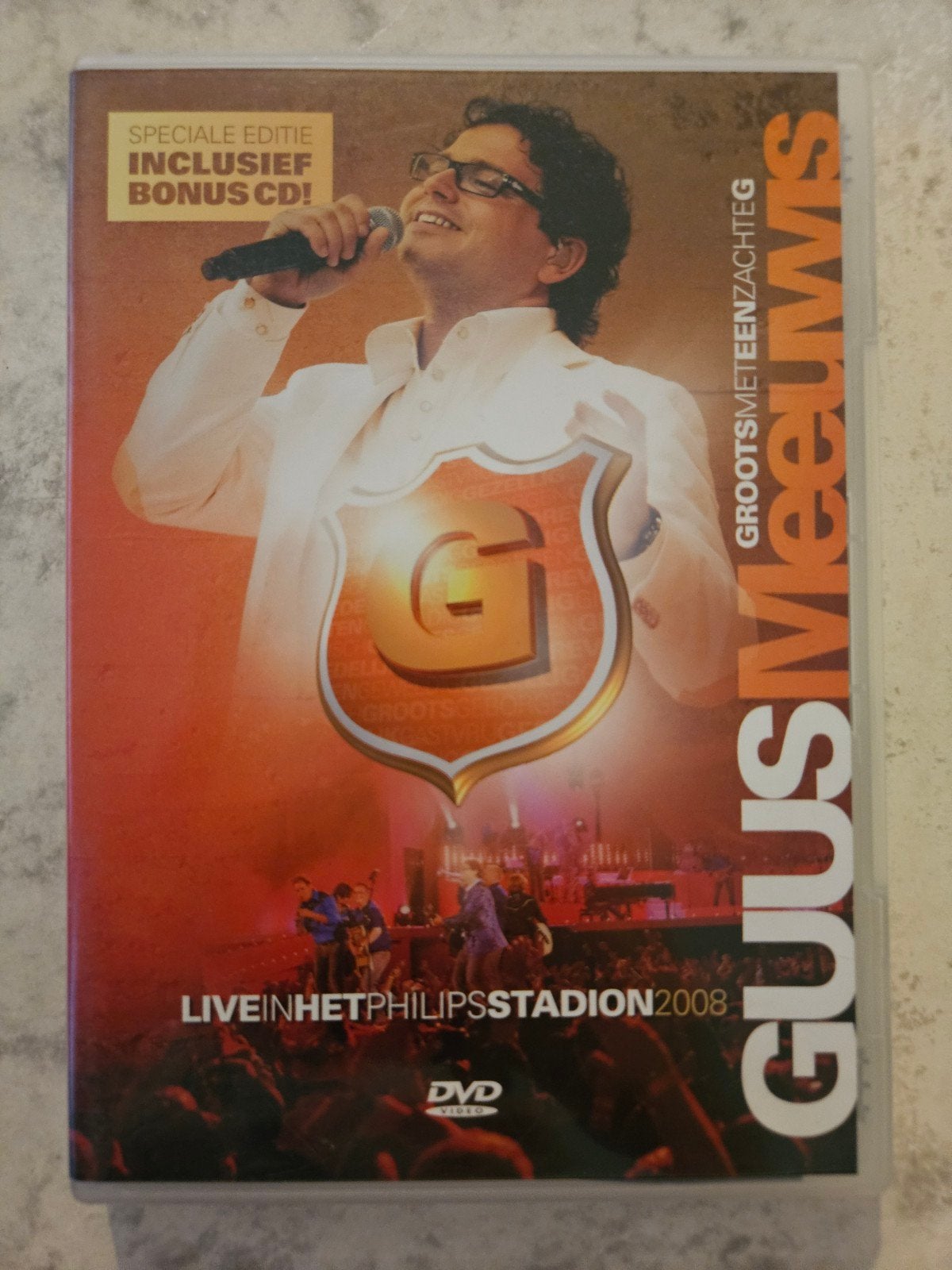 Guus Meeuwis – Live in het Philips Stadion 2008 (DVD + Bonus, Alle leeftijden, Ophalen of Verzenden, Zo goed als nieuw