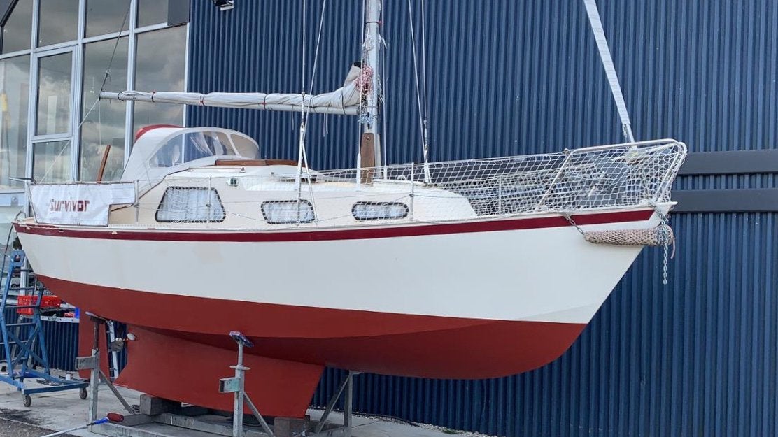 Domp 770 zeilboot (1978) –compleet uitgerust met dieselmotor, Watersport en Boten, Ophalen, Gebruikt, Staal, Binnenboordmotor