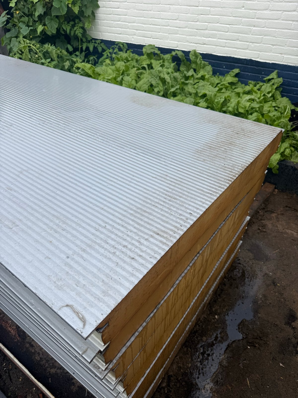 Sandwichpanelen - Dak- en wandpanelen, Ophalen, Zo goed als nieuw, Overige materialen