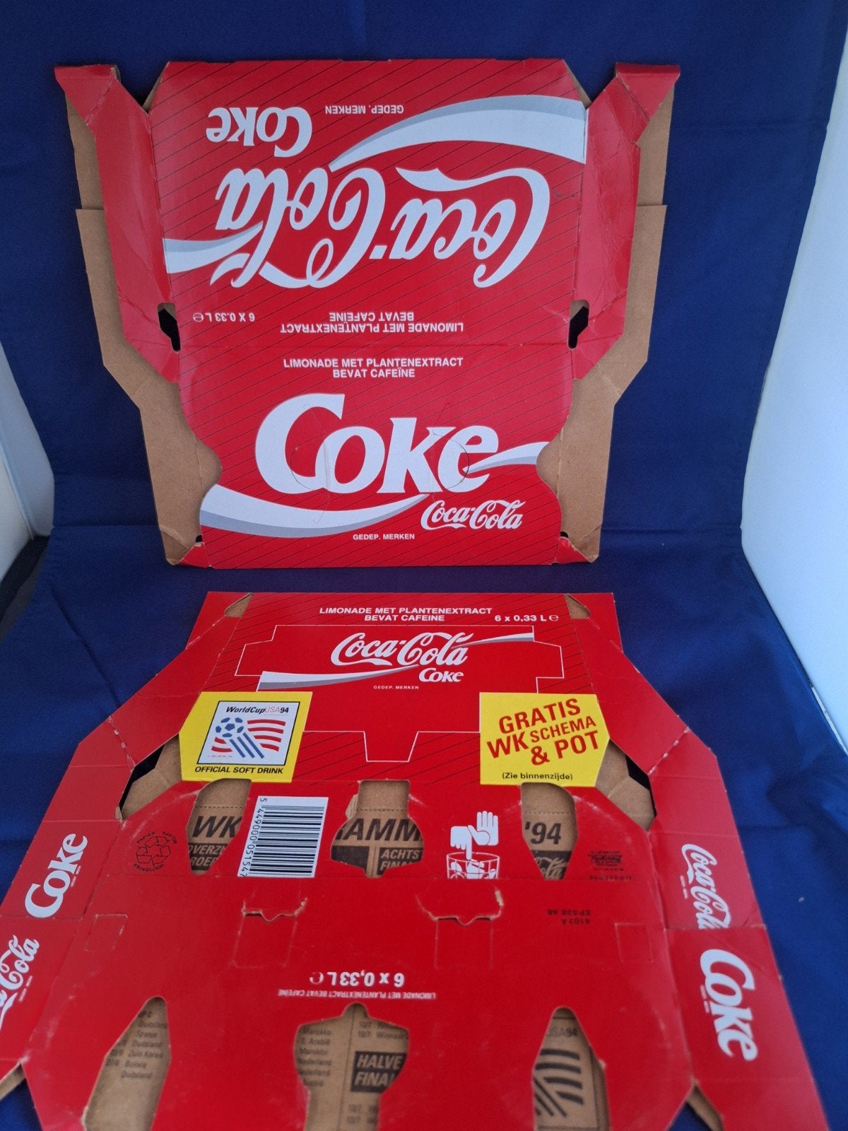 Vintage Coca-Cola Lege Verpakkingen - Collectors Item, Ophalen of Verzenden