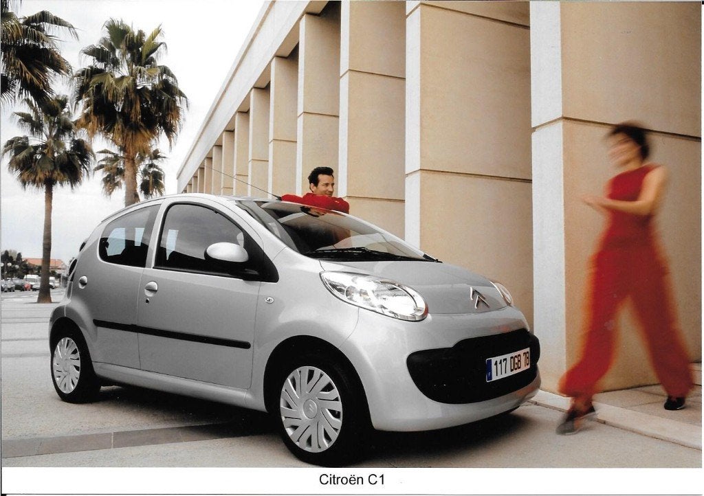 2 persfoto's Citroën C1, 2005, Ophalen of Verzenden, Nieuw, Citroën