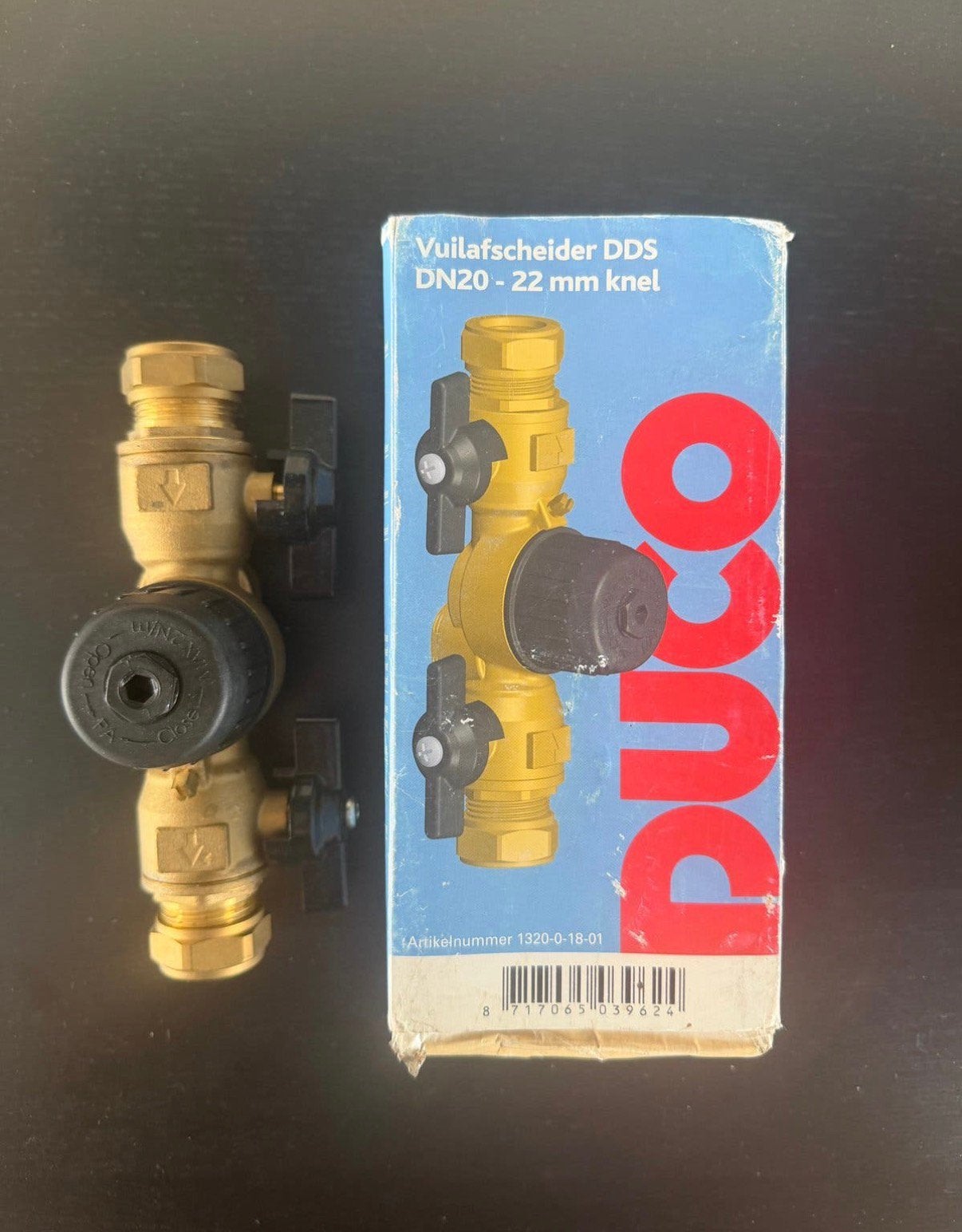 PenTec DDS magnetische vuilafscheider 22 mm knel – NIEUW, Minder dan 30 cm, Overige typen, Minder dan 60 cm, Ophalen of Verzenden