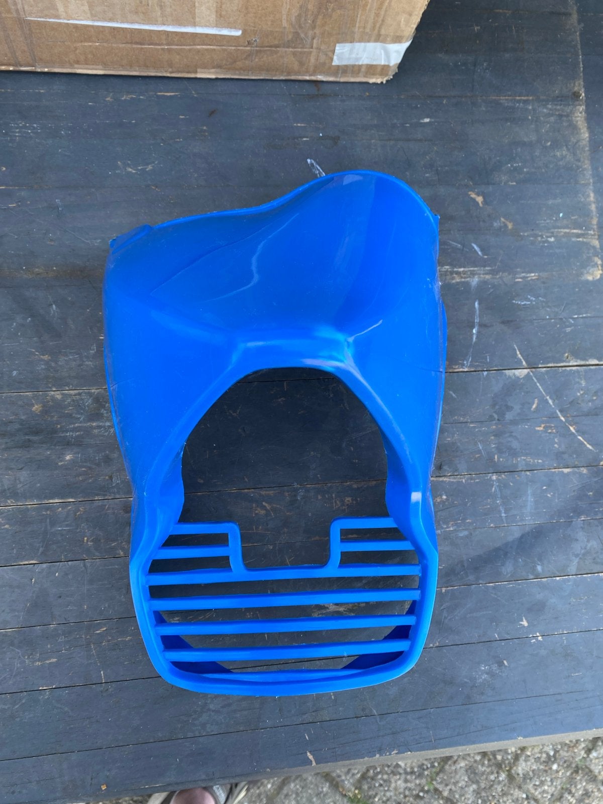 Blauwe blokspoiler voor o.a honda MB (universeel), Antiek en Kunst, Antiek | Gereedschap en Instrumenten, Ophalen of Verzenden