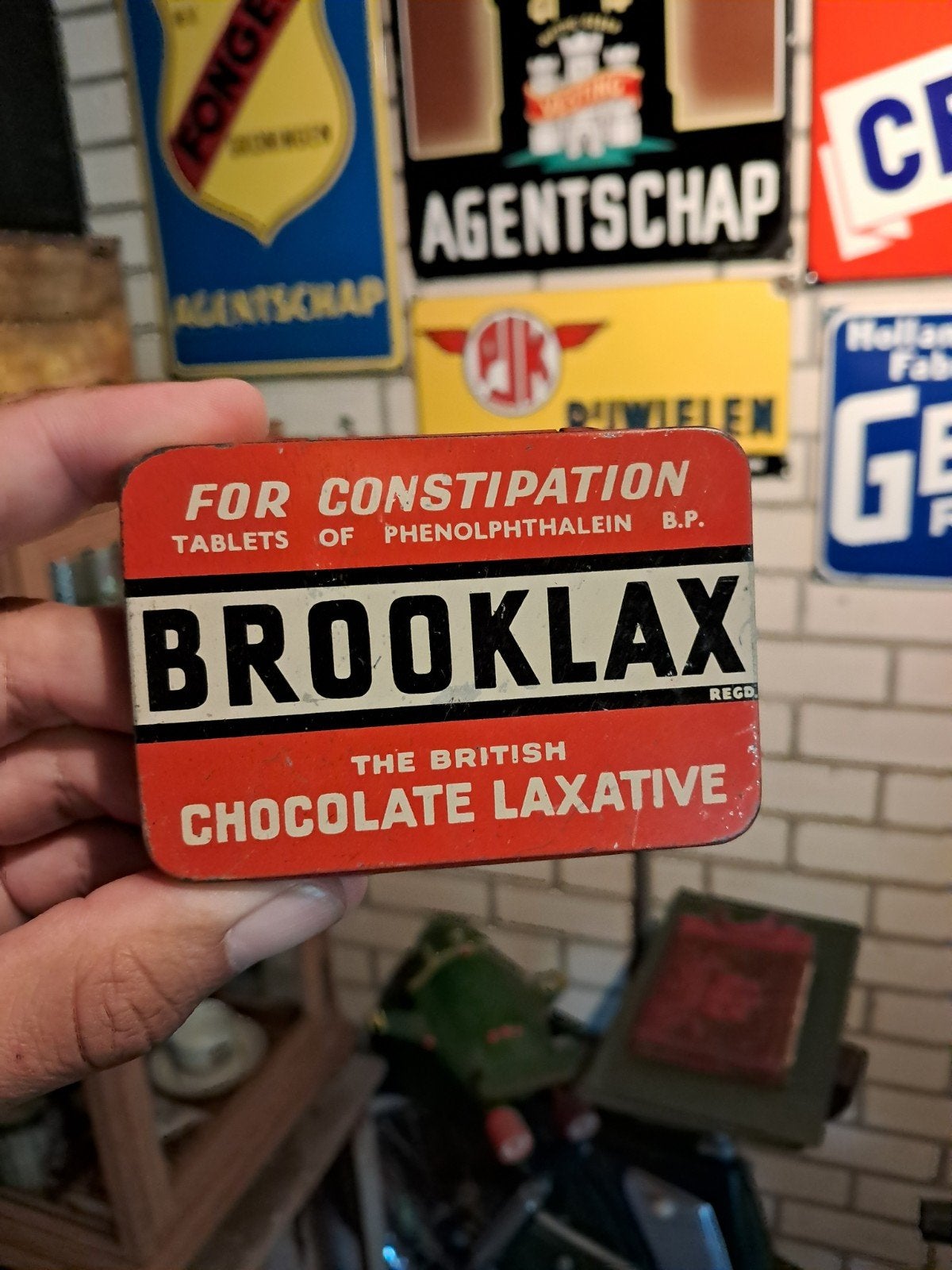 Brooklax blikje, Ophalen of Verzenden, Zo goed als nieuw, Overige