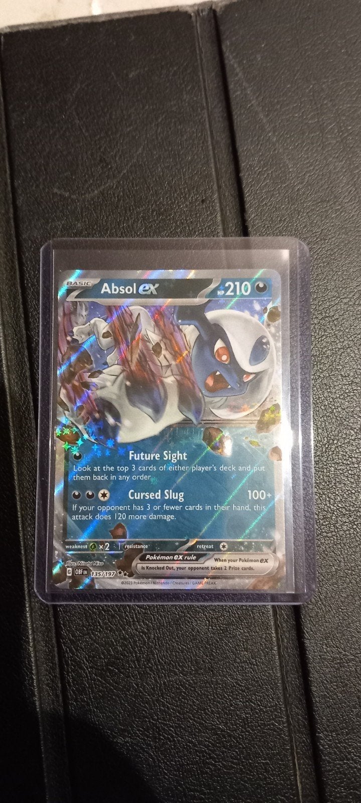 Absol EX Pokémon Kaart - Full Art (115/197), Ophalen of Verzenden, Zo goed als nieuw, Losse kaart